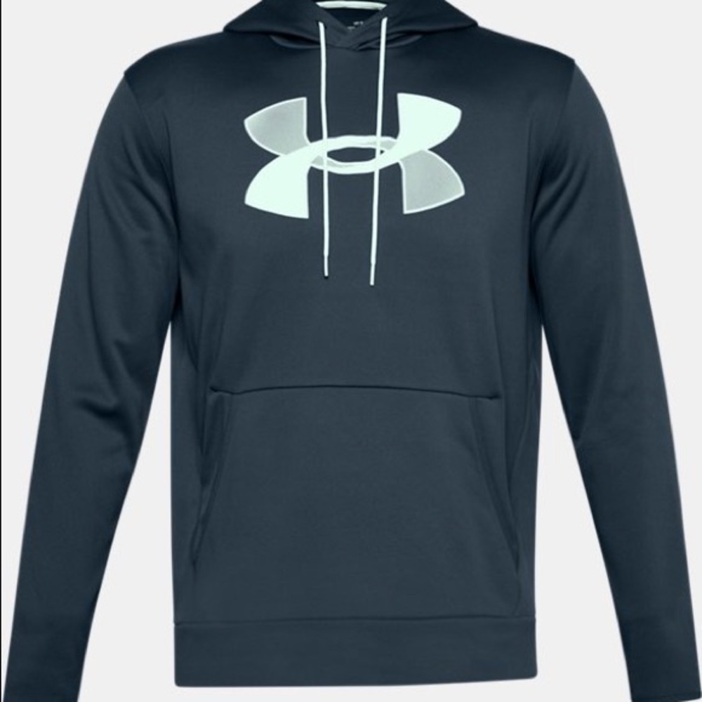 Mens Under  Armour Fleece Big Logo Hoodie